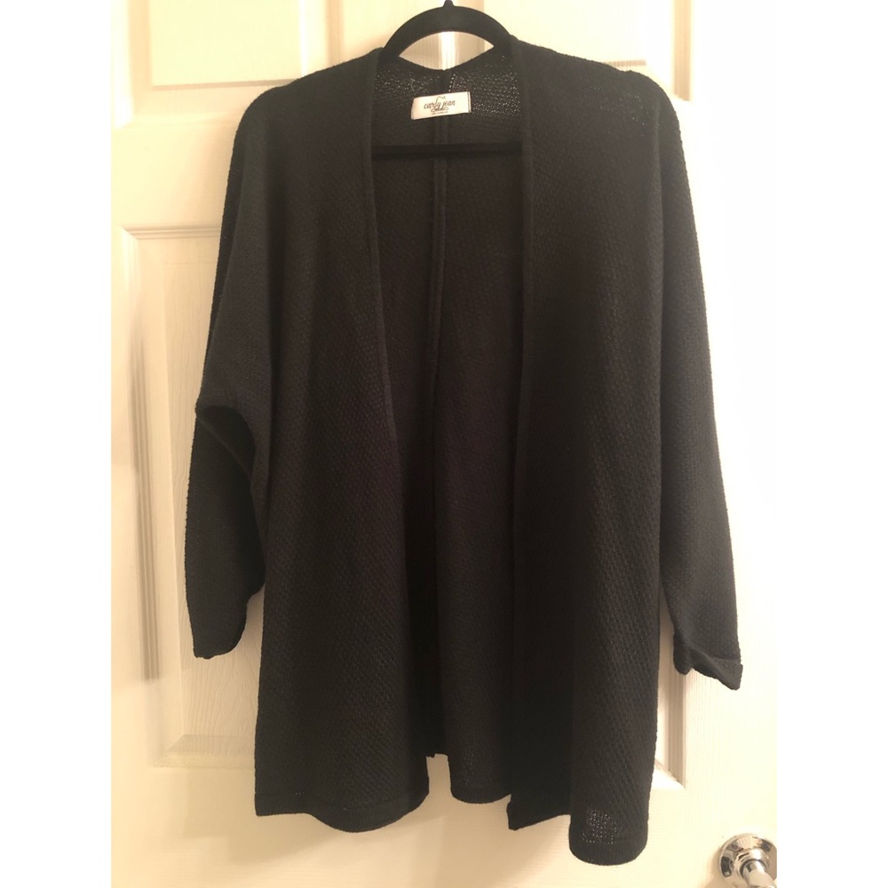Carly Jean Los Angeles black cardigan
